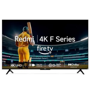 Redmi Xiaomi 138 cm (55 inch) F Series UHD 4K Smart LED Fire TV L55MA-FVIN (Black) : Amazon.in: Electronics