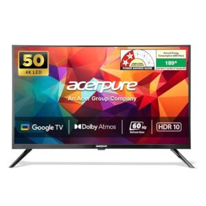 Acerpure 127 cm (50 inch) Swift Series UHD LED Smart Google TV AP50UG51ASFTD Model (Black) : Amazon.in: Electronics