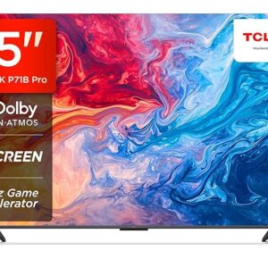 TCL 189 cm (75 inches) 4K Ultra HD Smart QLED Google TV 75P71B Pro (Black) : Amazon.in: Electronics
