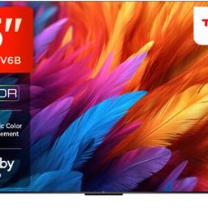 TCL V6B 139 cm (55 inch) Ultra HD (4K) LED Smart Google TV with 24W Dolby Audio and Metallic Bezel-Less Online at best Prices In India